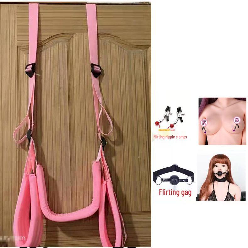 Leather Plush Door Cushion Swing - Adult Fun Alternative Toy