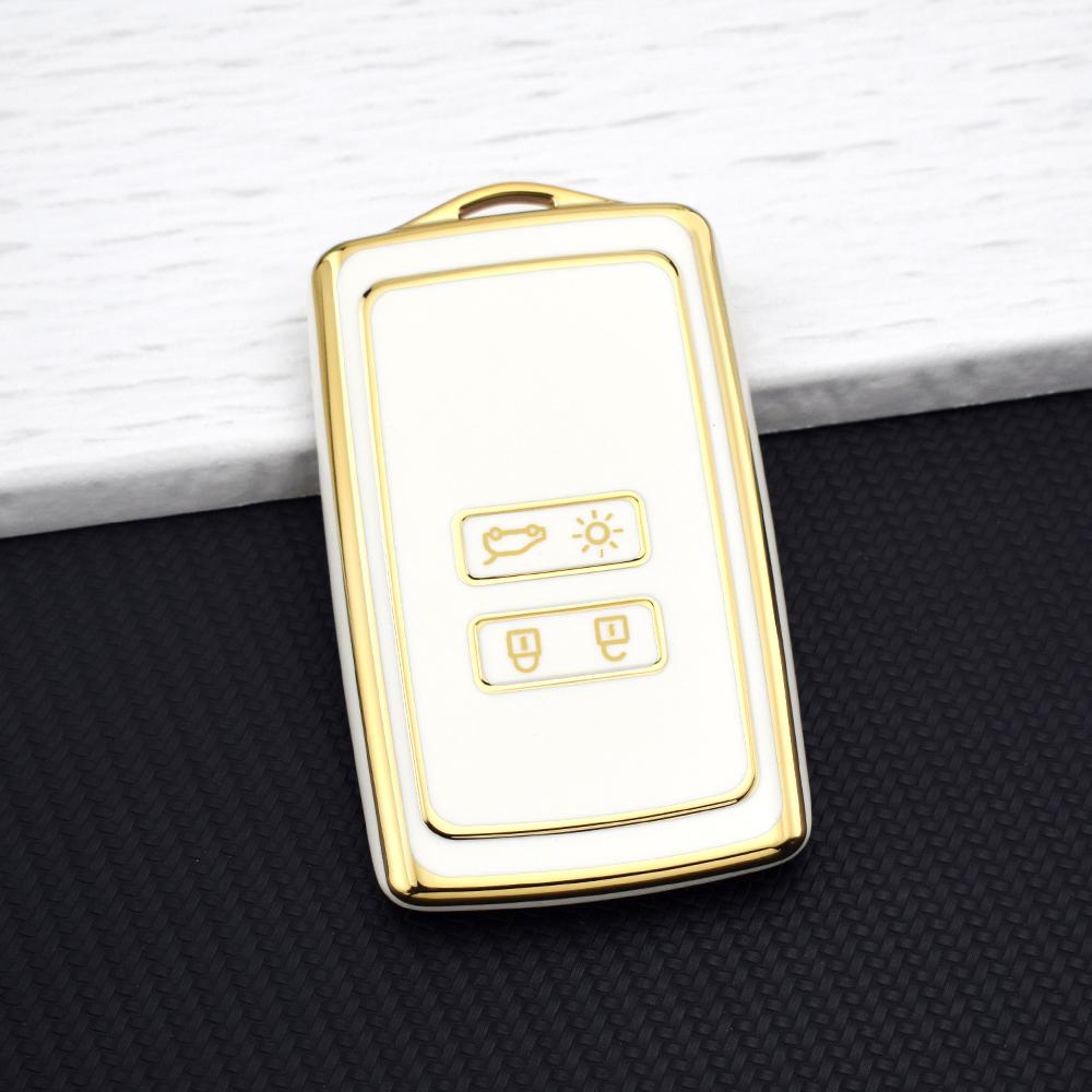Car Key Case Cover For Dacia Sandero TPU Key Fob Holder For Renault Clio Captur Megane 4 Kadjar Koleos Arkana Talisman Espace