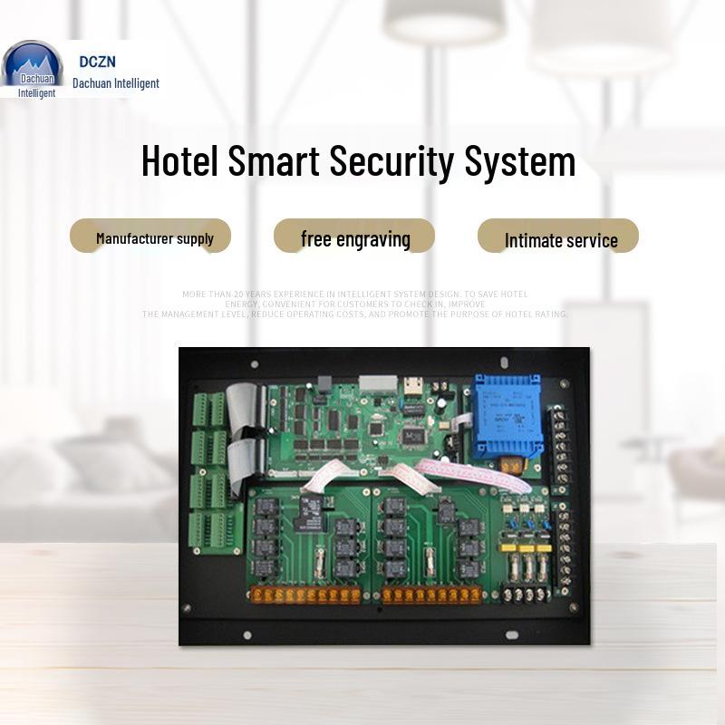 Smart Hotel RCU: Wired Low Voltage Guest Room Control System with PMS Integration No
