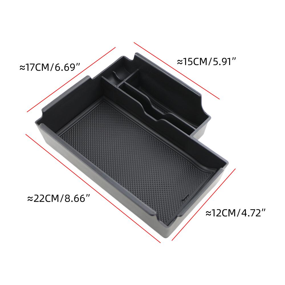 Car Central Armrest Storage Box for Ford Explorer 2020 2025 2025 2025 LHD Console Organizer Center Tray Storage Car Accessories