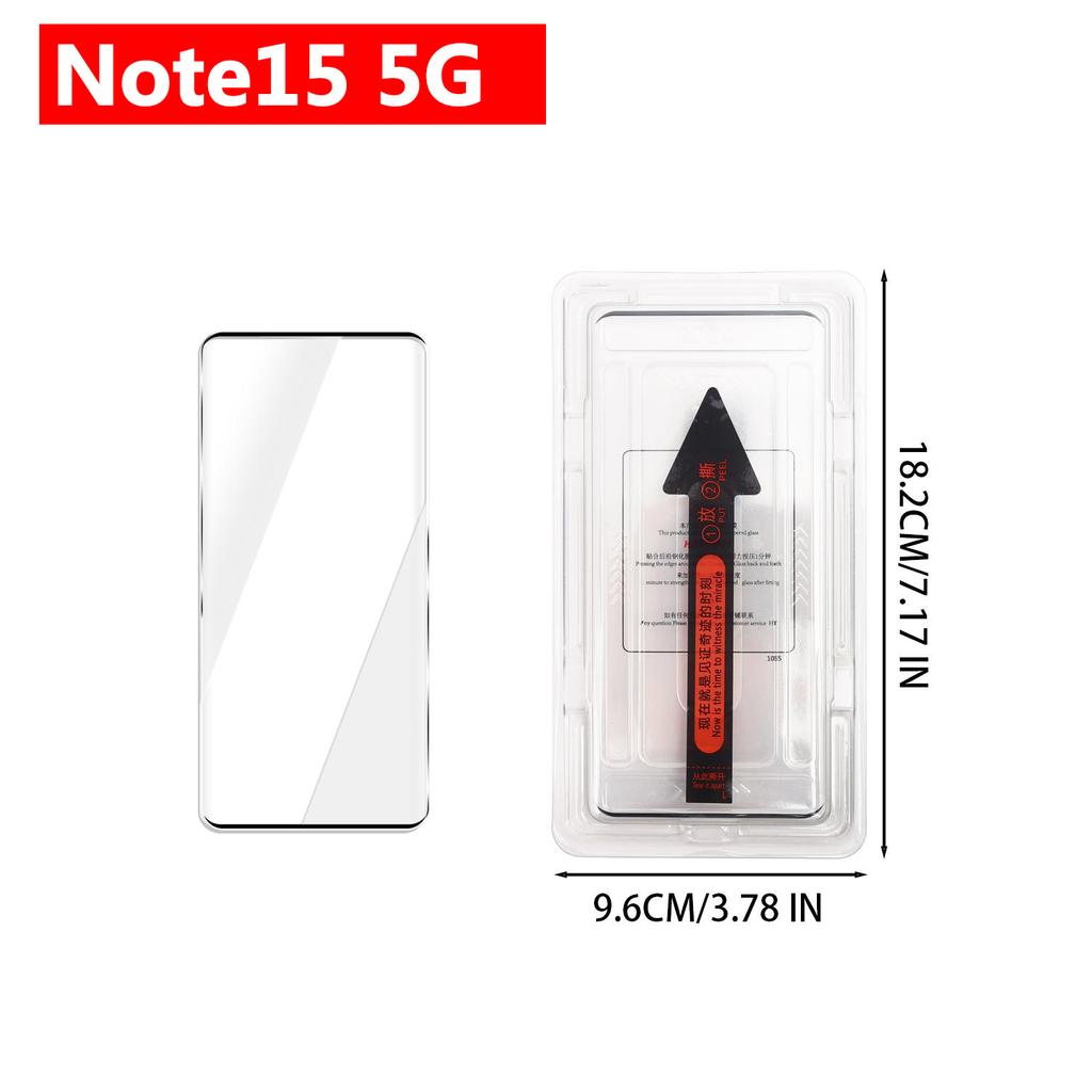 Easy Installation Tempered Glass Screen Protectors for Xiaomi Redmi Note15/15Pro Note15 Pro+ 5G 4G HD Clear Anti-scratch Films