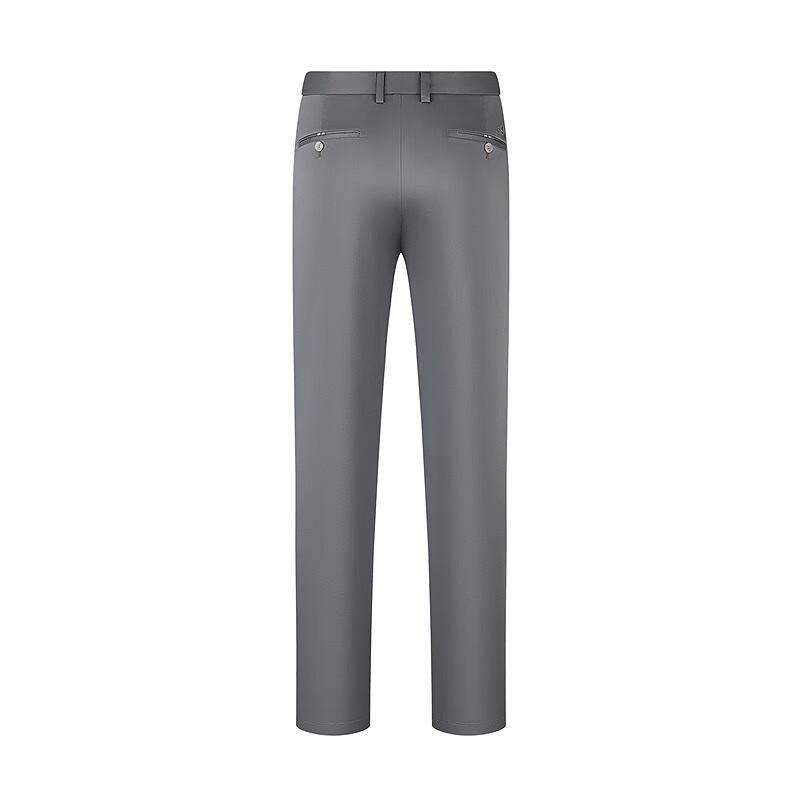 Qipai Men's Lyocell Blend Wrinkle-Free Straight-Leg Casual Pants