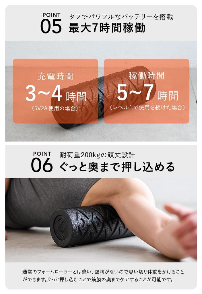 uFit Vibrating Roller a Electric Foam Roller with a Powerful and Loved by Professional Athletes Jun Audrey and Features 4 Vibration Levels Includes a