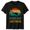 Diving Dad Like A Normal Unisexs TShirt Scuba Diving Fathers Day Gift For Him