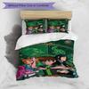 3-teiliges Bettbezug-Set (1 * Bettbezug + 2 * Kissenbezug, ohne Kern), Ben 10 Cartoon-Aufdruck Bettwäsche-Set, Schlafzimmer-Dekoration, Ganzjahres, Geburtstagsgeschenk