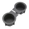 1Pair Center Console Cup Holder erts for Ford F150 with Flow Through Console 2004-2008/Expedition 2003-2006