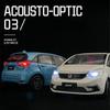 1/32 Honda FIT JAZZ SUV Sport Toy Car JKM Diecast Miniature Model Doors Openable Sound & Light Collection Gift For Boy Boys Kid