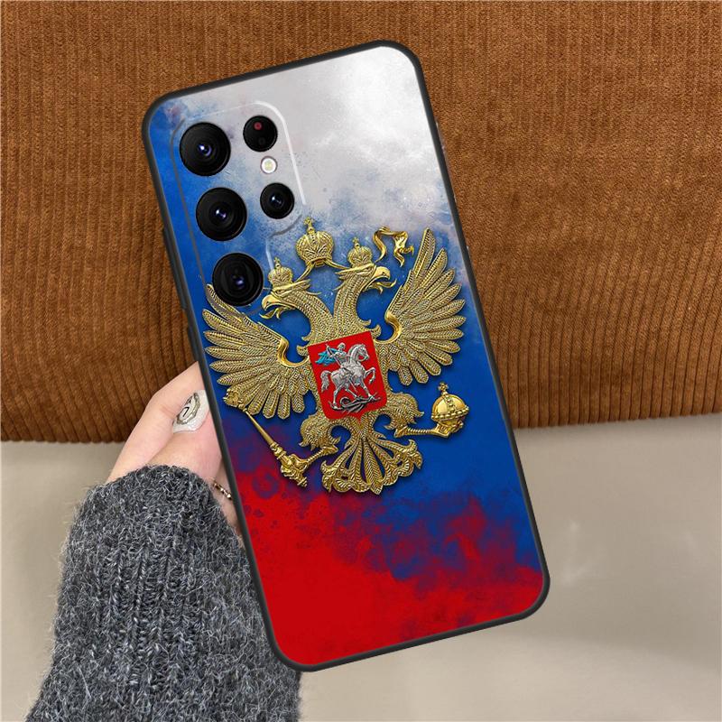 Russian Federation Flag Phone Case For Samsung Galaxy S25 Ultra S9 S10 S20 FE S21 S22 S23 Plus S24 Ultra Back Cover