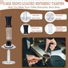 51/53/58mm Espresso Tamper With Calibrated Spring Ergonomic Barista Coffee Press for Café Commercial Use