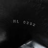 LOUIS VUITTON Ankle boots Monogram Studs Side Zip Black brown leather Women 36 Used
