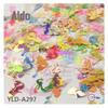 Golden Iridescent Mermaid PVC Sequins (8x12mm) for DIY Crystal Slime & Phone Case Accessories