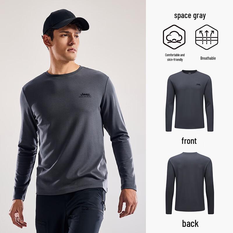 

JEEP Men s Sports Long Sleeve T-shirt L