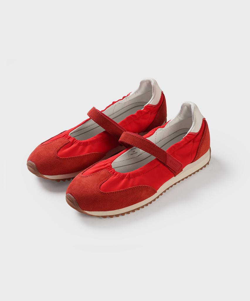 Stoe Heidi Mary Jane Sneakers, Red