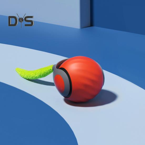 Jucărie interactivă cu bile pentru pisici, 2 bucăți, reîncărcabilă prin USB, cu două moduri de viteză, cu mișcare automată, jucărie inteligentă pentru pisici.