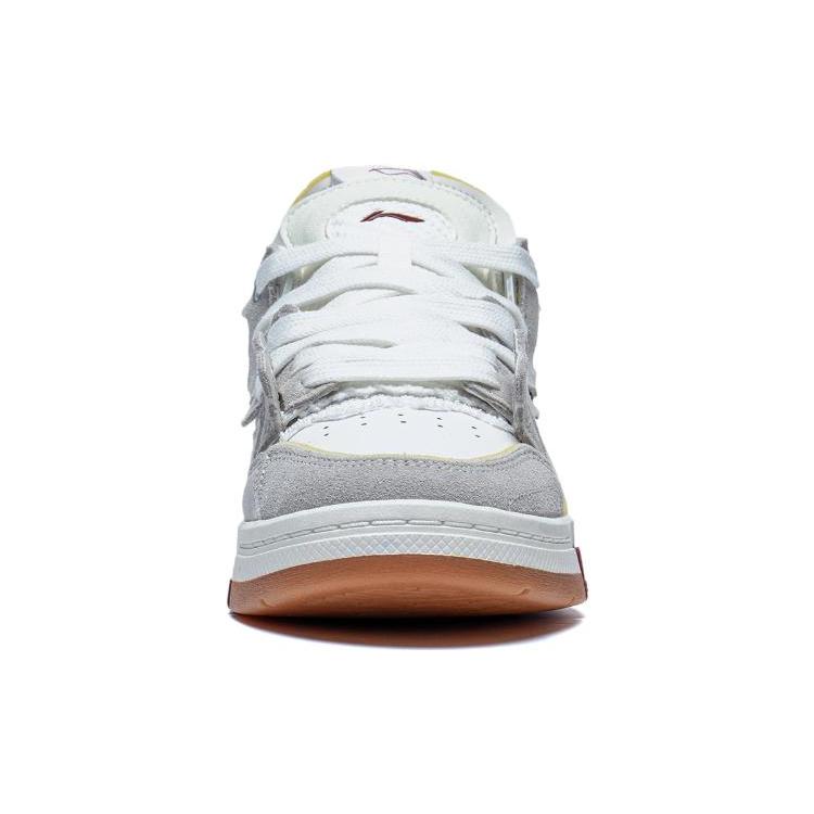 Li Ning Wave PRO Slip Resistant, Abrasion Resistant, Lightweight Low Top Skateboard Shoes Women's Gray AECT034-3