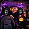 Scary Headrest Covers 2 Pieces Halloween Spooky Universal Breathable Funny Car Headrest Covers For SUV RV Truck Sedan Long