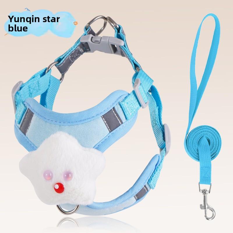 Puppy Leash, Vest Style, Small Dog, Teddy Bichon Frise Special Chest and Back Strap, Puppy Chain, Dog Leash