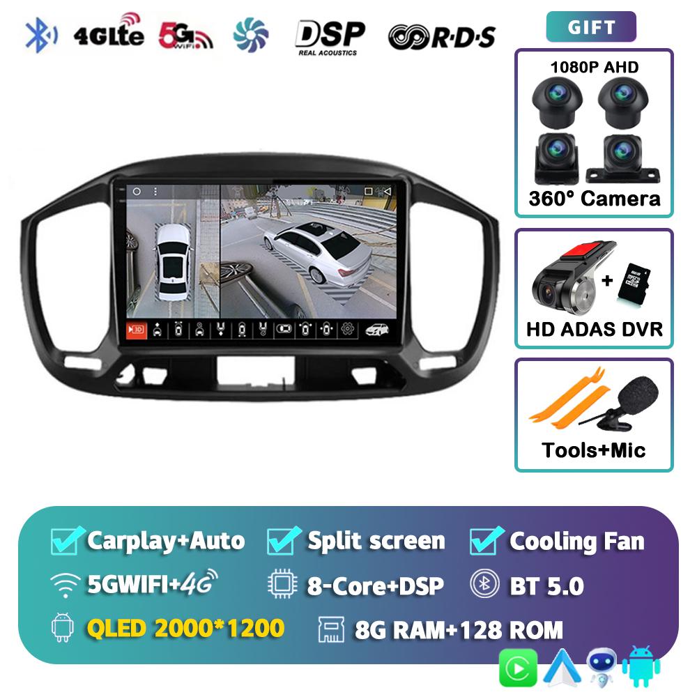 Android 14 Carplay Auto Car Radio For Fiat Uno 2014 2015 2016 2017 2018 2019 2020 GPS Multimedia Player Stereo Video WIFI+4G DSP