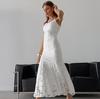 French Sexy Elegant Sleeveless Suspender Jacquard Dress Dress European and American Autumn Fashion New Long Dress