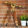 Vintage Style Telescope Tripod Stand Antique Brass