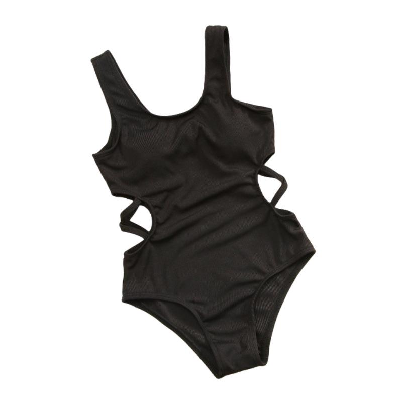 2024 Neuer Damen Sexy Einfarbiger Bikini Badeanzug