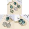 Shell Pendant With Electroplated Finish For Jewelry Making And Gift