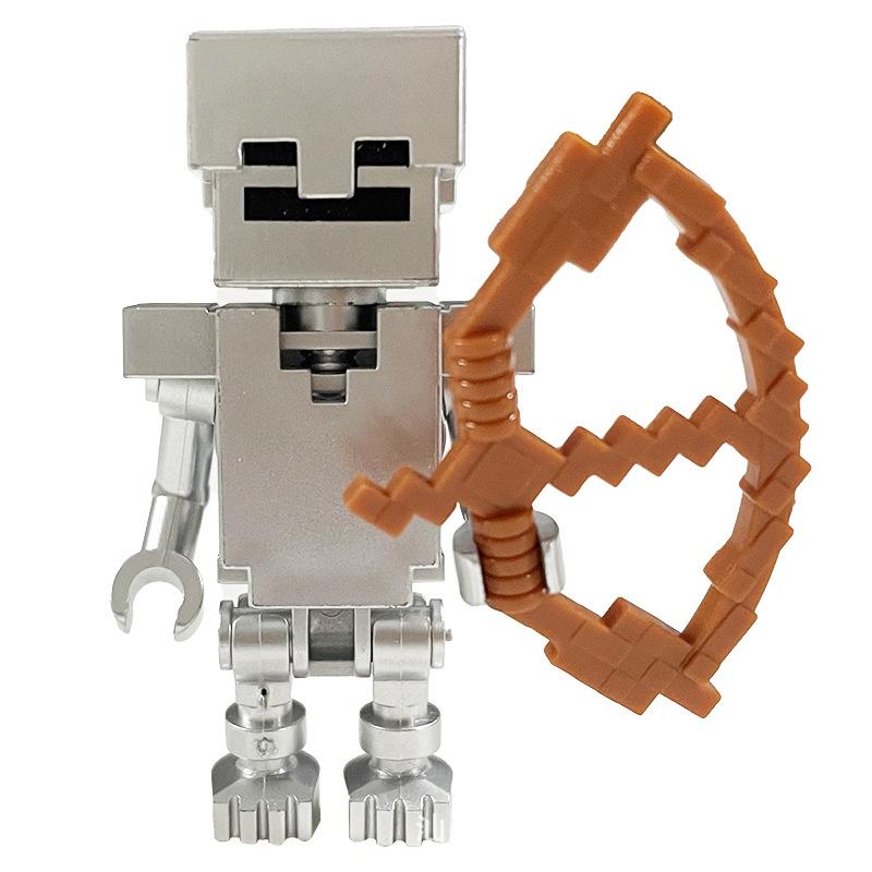 Ninja Warrior Superhero Doll With Weapon Single Building Block Assembly Toy