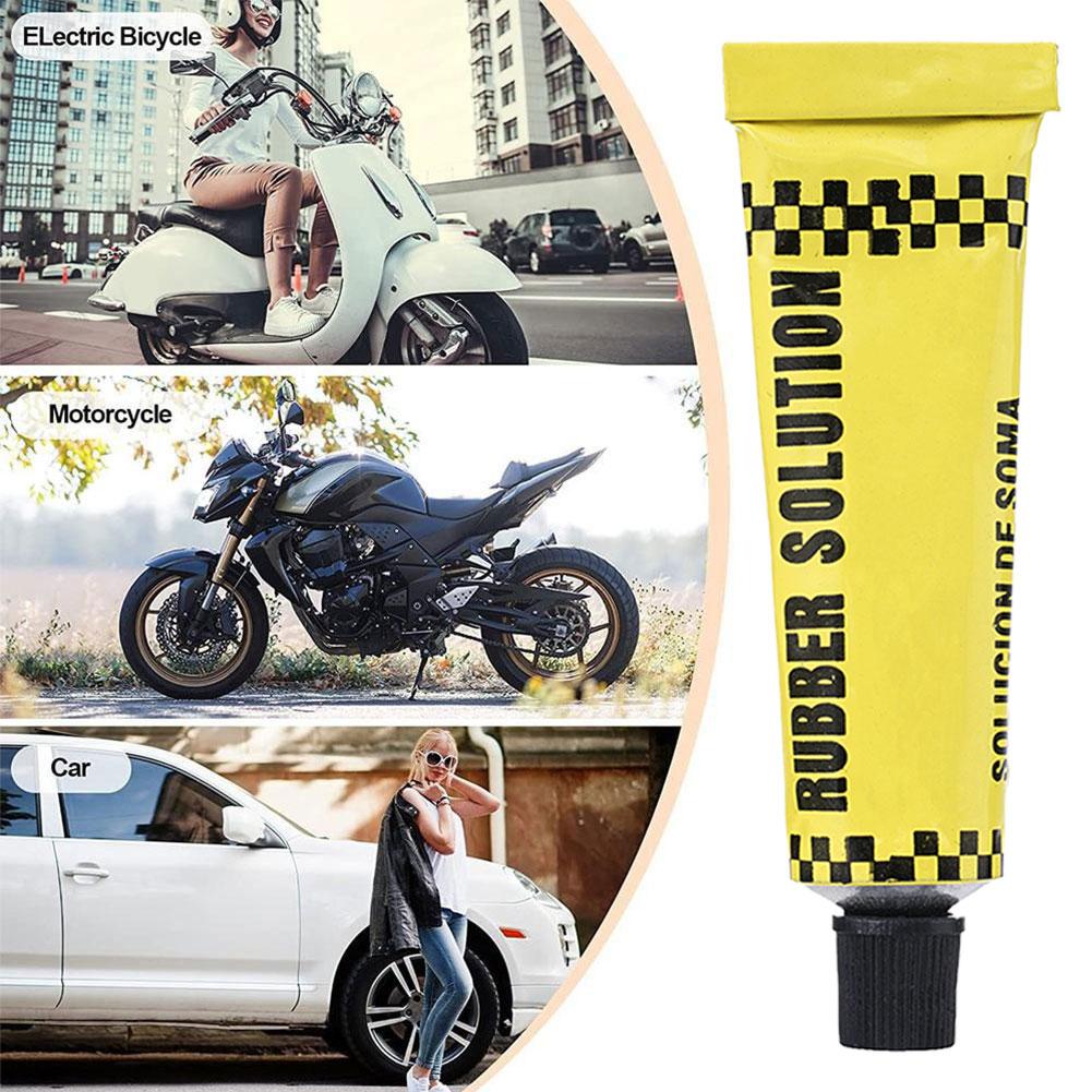 Single Glue Cold Repair Glue Waterproof Motorcycle Glue Repair Strong Tube Bonding Car Inner Battery Tire Bicycle Universal Z0R7