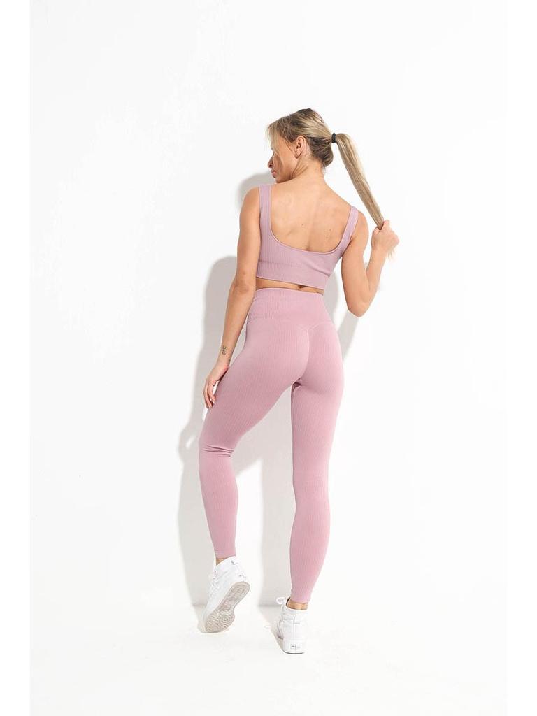 Seamless Women's Yoga Set: Long Sleeve Top & Tight Pants