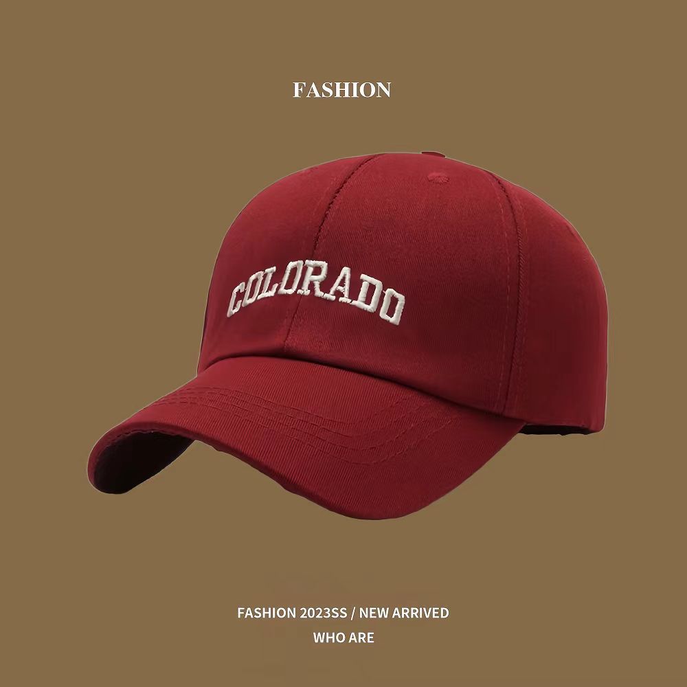 Big head circumference sun hat big brim sun protection hat adult embroidery women's baseball cap sun shade big brim men's and women's models
