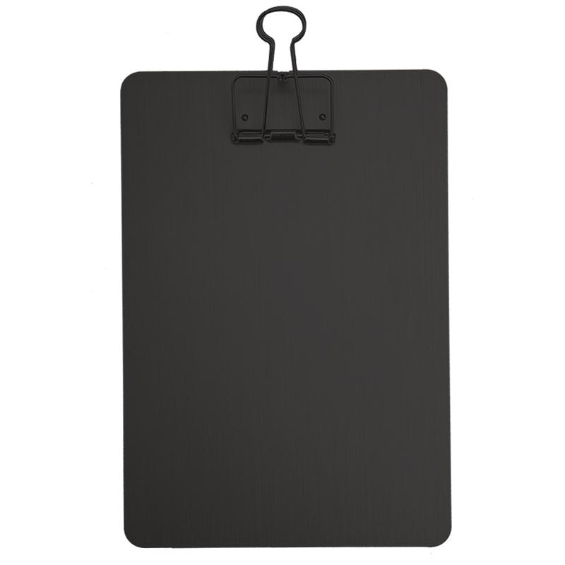 2025 Hot Sale Creative Aluminum Binder Clip A4/A5 Storage Clipboard Hot Sale Creative Aluminum Clip Folder Bag Board File Clip (Black,A5) чёрный