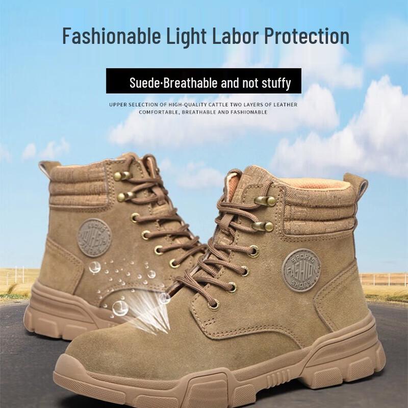 Sanjih Outdoor TP6114 Men s High-Top Safety Work Shoes 36