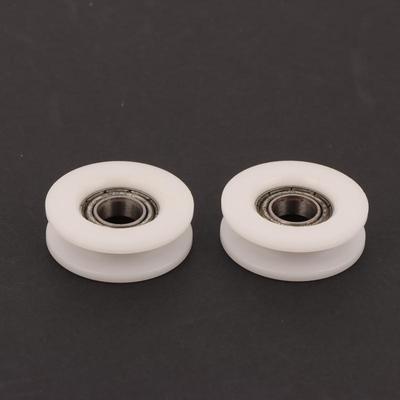 1/2Pcs 8*28*9Mm U Groove Roller Pulley Plastic 688 Bearing Pulley/Driven Wheel, Pom Guide Wheel/Over Line Lifting Wheel