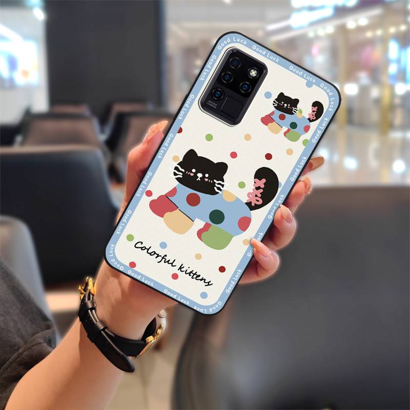 Waterproof Back Cover Phone Case For Oukitel C21 Soft Case Graffiti Cartoon Durable Shockproof TPU Phone Pouch Cute