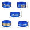 5 Rolls Graduation Decoration Ribbon 5 Yards Sturdy Washable Polyester Ribbon for School Parties Proms DIY Bows Wreaths