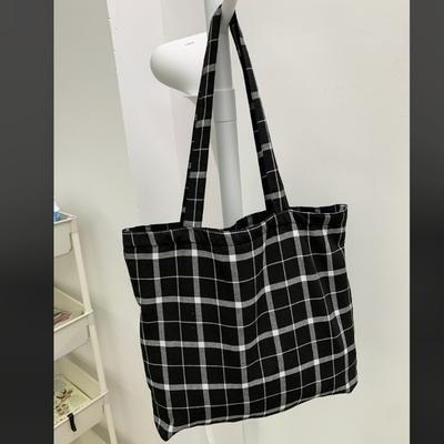 Künstlerische Süße Leichte Individuelle Retro Karierte Koreanischer Stil Nische Einzel-Schulter Achsel Damen Tasche