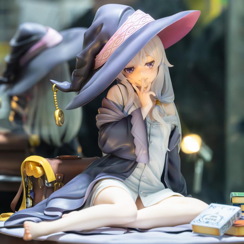 1-2 Stück Elaina Anime Figur Die Wandernde Hexe: Die Reise der Elaina~Entspannungsversion~ Actionfigur Hexe Figur Modell Spielzeug Geschenk