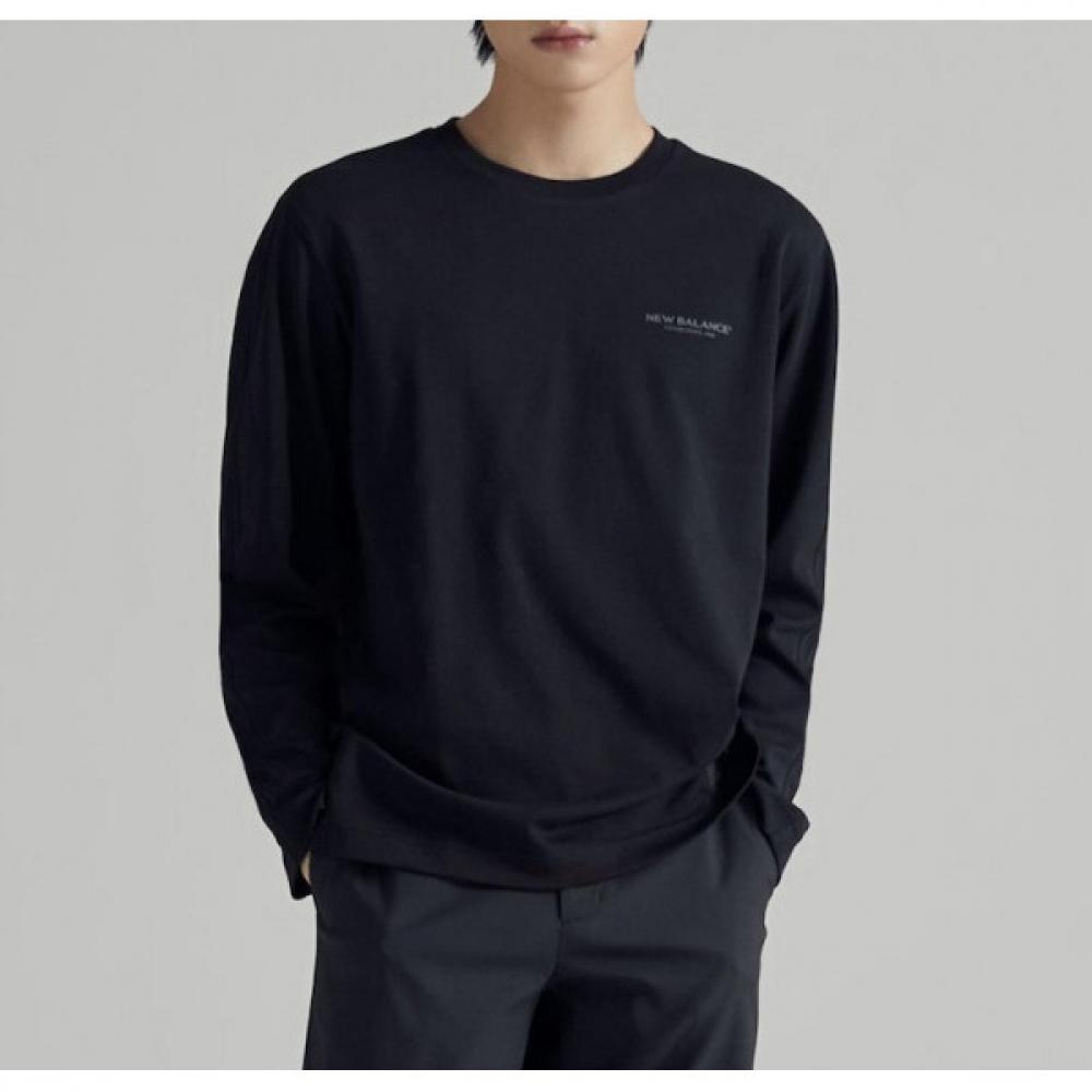 New Balance The Track Letter Long Sleeve Tee SeMi Over M B1 Nbnde32013