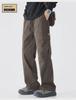 Men's Maillard Spring/Autumn Straight Casual Pants: Trendy Outdoor Functional Overalls