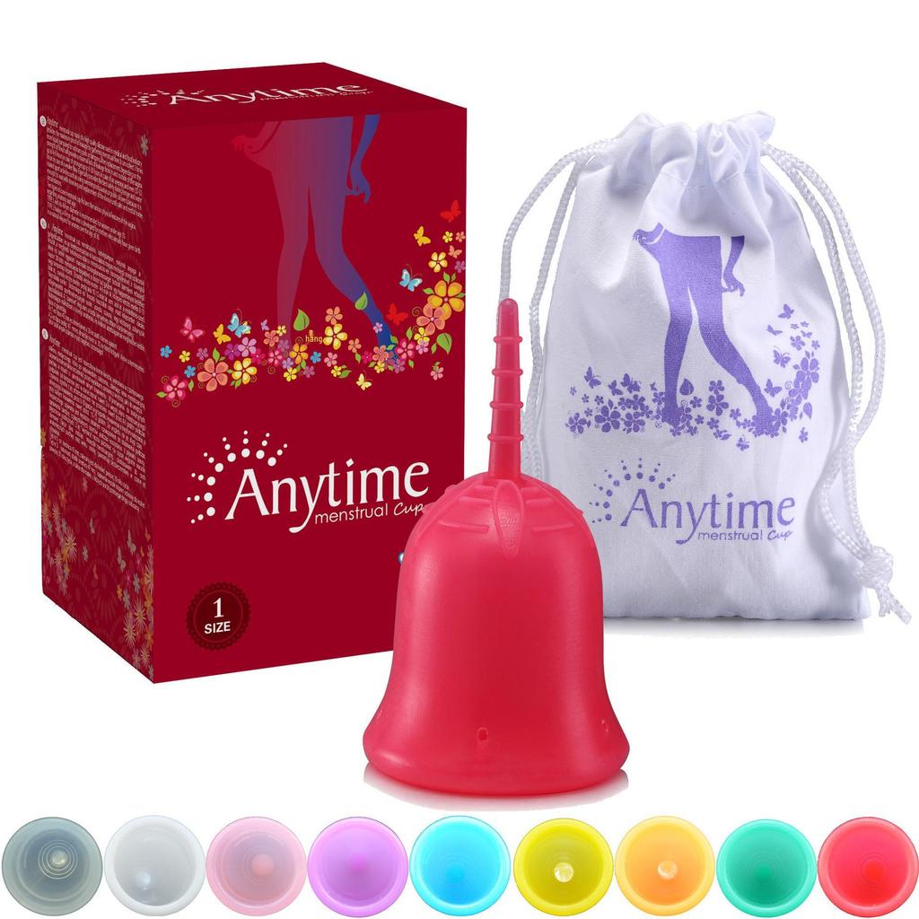 Anytime Silicone Menstrual Cup Sanitary Napkin Alternative