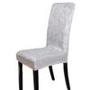 1/2/4/6 Pieces Velvet Shiny Fabric Cheap Chair Covers Universal Size Stretch Chair Covers Seat Case Slipcovers For Dining Room