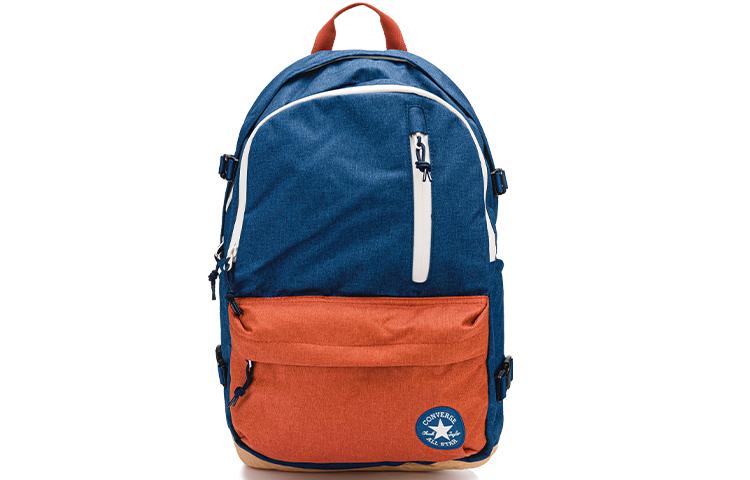 Рюкзак Converse Polyester Regular Унисекс Синий Оранжевый Мультиколор 10018972-A01