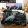 The Vampire Diaries Print Bedding Set 3D Character Duvet Cover Set With Pillowcase Twin Full Queen King Bedclothes