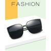 Brand Designer Cat Eye Sunglasses Woman Vintage Black Mirror Sun Glasses For Fashion Big Frame Cool Sexy Female Oculos