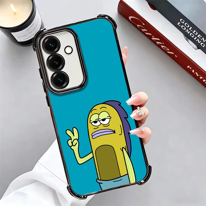 Funny Cartoon Ugly Fish Soft Phone Case For Samsung A17 A27 A07 A37 A57 A16 A56 A15 A55 A14 A54 A13 A53 A26 A36 A25 A35 A24 A34
