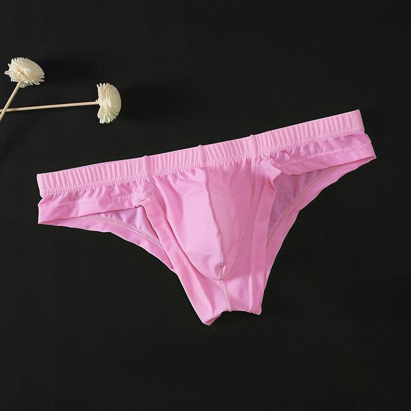 Comfortable Men G-string Underwear Sheer Briefs Underpants Thongs Bikini