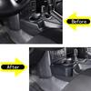 Car Gear Panel Side Storage Box Card Coin Organizer Tray For Toyota FJ Cruiser 2007- ABS Black Stowing Tidying