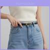 Leather Womens Casual Belt For Denim Jeans With Alloy Buckle For Daily Wear