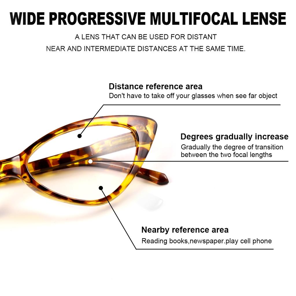 2pcs Fashion Cat Eyes Reading Glasses Ultralight Small Frame Clear Lens Presbyopic Eyeglasses For Women Men With +1.0 to +3.0