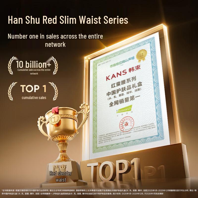 Han Shu Red Waist 5-Piece Skincare Gift Set